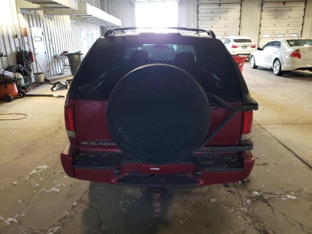 1GNCT18W5XK213258 - 1999 CHEVROLET BLAZER RED photo 6