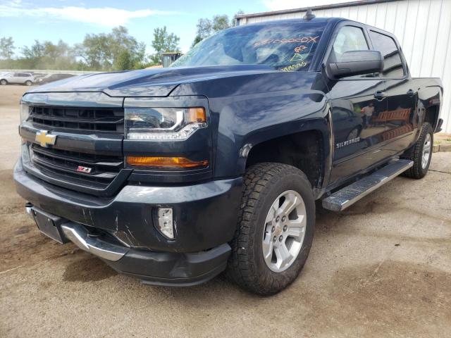 3GCUKREC5HG388885 - 2017 CHEVROLET SILVERADO K1500 LT TEAL photo 2