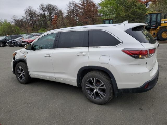 5TDJKRFH2GS252680 - 2016 TOYOTA HIGHLANDER XLE WHITE photo 2