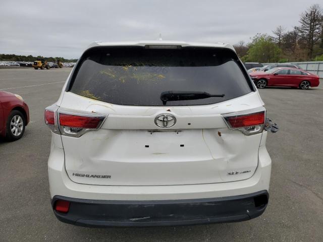 5TDJKRFH2GS252680 - 2016 TOYOTA HIGHLANDER XLE WHITE photo 6