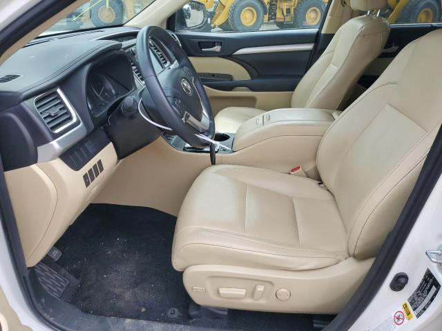 5TDJKRFH2GS252680 - 2016 TOYOTA HIGHLANDER XLE WHITE photo 7