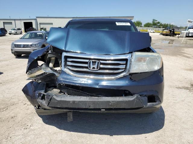 5FNYF4H24CB001320 - 2012 HONDA PILOT LX BLUE photo 5