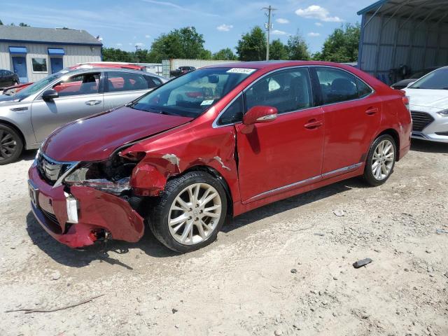 JTHBB1BA8A2029555 - 2010 LEXUS HS 250H RED photo 1