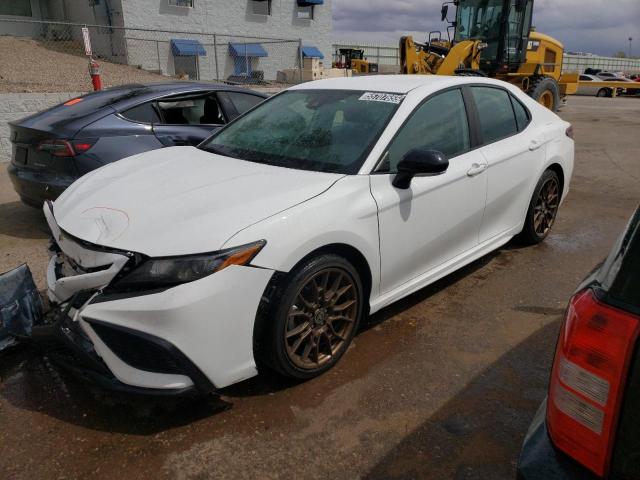 4T1G11AK1PU105985 - 2023 TOYOTA CAMRY SE NIGHT SHADE WHITE photo 1