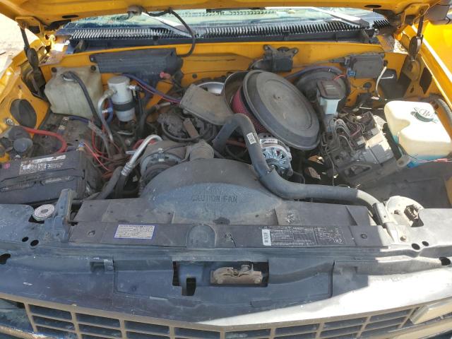 1GNEC16K2NJ341002 - 1992 CHEVROLET SUBURBAN C1500 YELLOW photo 11