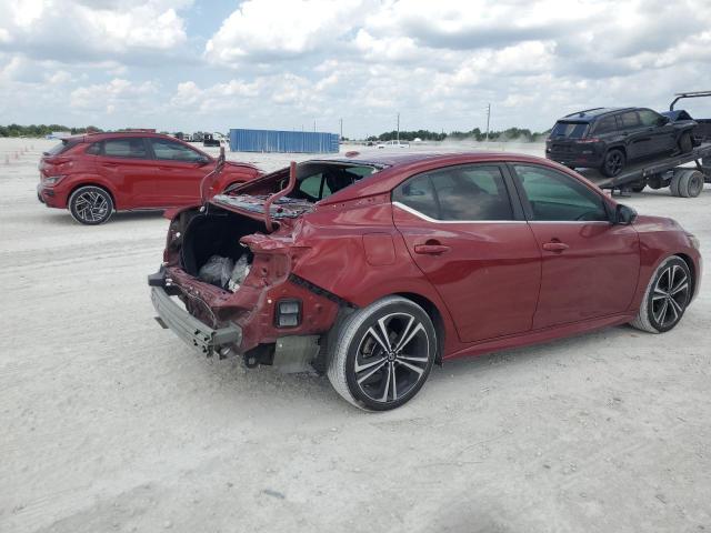 3N1AB8DV5LY230987 - 2020 NISSAN SENTRA SR RED photo 3