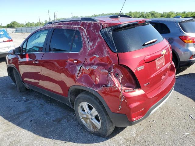 3GNCJLSB1LL142737 - 2020 CHEVROLET TRAX 1LT RED photo 2