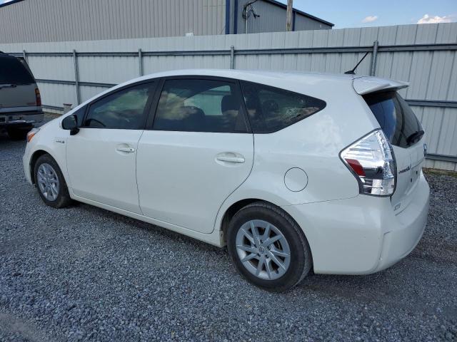 JTDZN3EU0D3231359 - 2013 TOYOTA PRIUS V WHITE photo 2