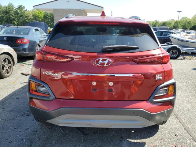 KM8K5CA54LU543530 - 2020 HYUNDAI KONA ULTIMATE RED photo 6