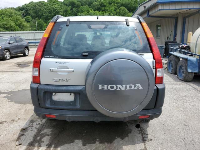 SHSRD77484U226090 - 2004 HONDA CR-V LX SILVER photo 6