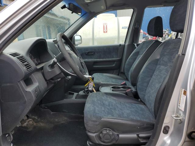 SHSRD77484U226090 - 2004 HONDA CR-V LX SILVER photo 7