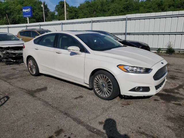 3FA6P0HR0DR154454 - 2013 FORD FUSION SE WHITE photo 4