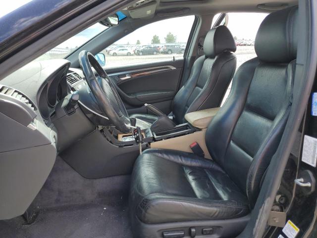 19UUA66278A013054 - 2008 ACURA TL BLACK photo 7