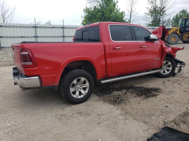 1C6SRFJT2MN517665 - 2021 RAM 1500 LARAMIE RED photo 3