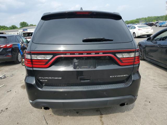 1C4RDJEG7FC801586 - 2015 DODGE DURANGO CITADEL BLACK photo 6