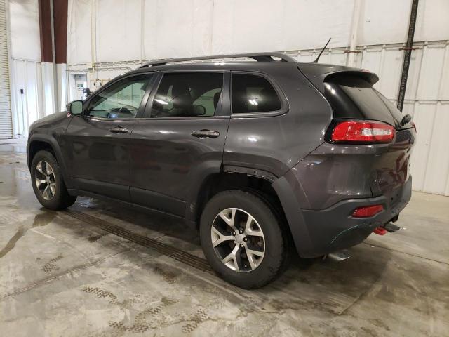 1C4PJMBS6FW754155 - 2015 JEEP CHEROKEE TRAILHAWK GRAY photo 2