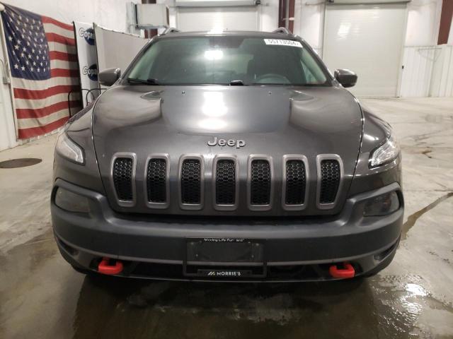1C4PJMBS6FW754155 - 2015 JEEP CHEROKEE TRAILHAWK GRAY photo 5