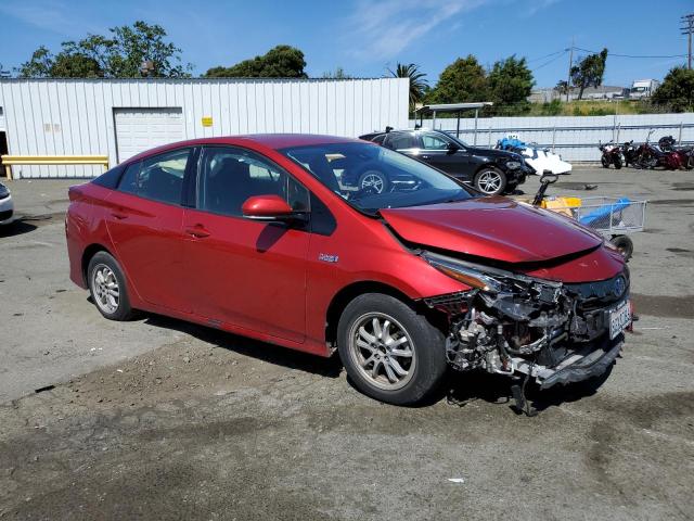 JTDKARFP5J3103476 - 2018 TOYOTA PRIUS PRIM RED photo 4