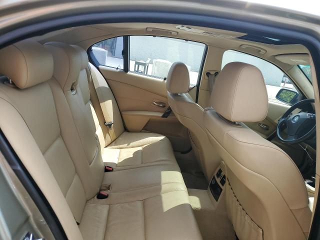 WBANE73576CM38705 - 2006 BMW 530 I TAN photo 10