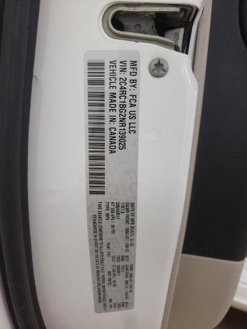 2C4RC1BG2NR139025 - 2022 CHRYSLER PACIFICA TOURING L Ağ foto 14