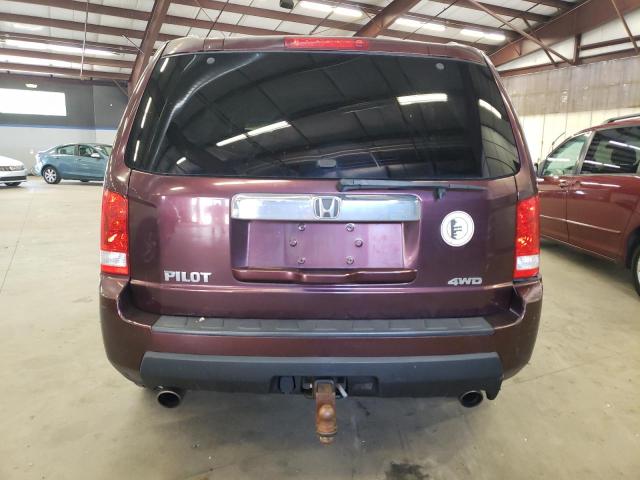 5FNYF4H49AB006608 - 2010 HONDA PILOT EX BURGUNDY photo 6