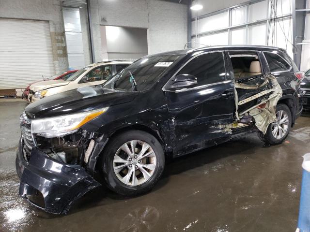5TDJKRFH6FS179313 - 2015 TOYOTA HIGHLANDER XLE Սև լուսանկար 1