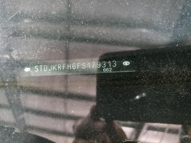 5TDJKRFH6FS179313 - 2015 TOYOTA HIGHLANDER XLE Սև լուսանկար 14