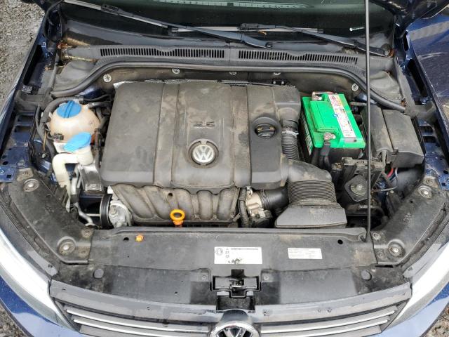 3VWDP7AJ9CM125235 - 2012 VOLKSWAGEN JETTA SE ლურჯი ფოტო 11