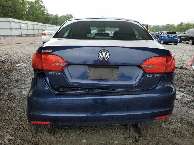 3VWDP7AJ9CM125235 - 2012 VOLKSWAGEN JETTA SE ლურჯი ფოტო 6