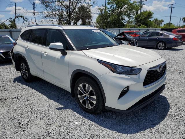 5TDGZRBH5LS519400 - 2020 TOYOTA HIGHLANDER XLE WHITE photo 4