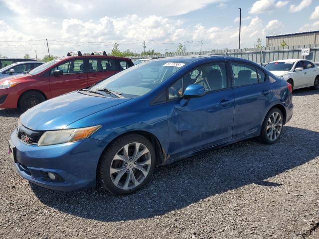 2HGFB6E58CH200511 - 2012 HONDA CIVIC SI BLUE photo 1