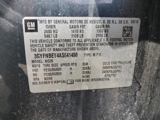 3GYFNBEY4AS641498 - 2010 CADILLAC SRX PERFORMANCE COLLECTION Графитовый фото 13