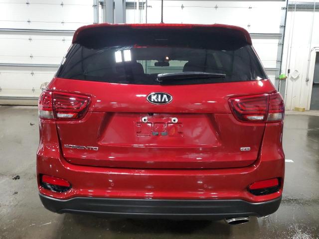 5XYPGDA39LG641978 - 2020 KIA SORENTO L RED photo 6