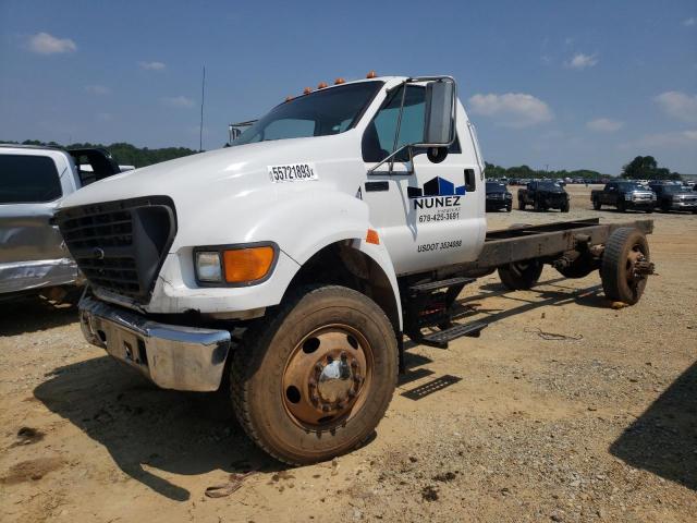 3FDNF65603MB01928 - 2003 FORD F650 SUPER DUTY WHITE photo 2