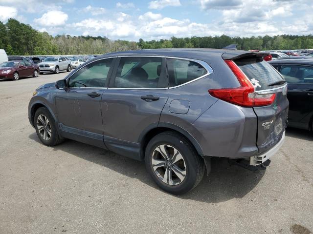 2HKRW5H34JH410399 - 2018 HONDA CR-V LX GRAY photo 2