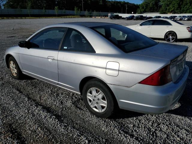 1HGEM22513L010667 - 2003 HONDA CIVIC LX SILVER photo 2