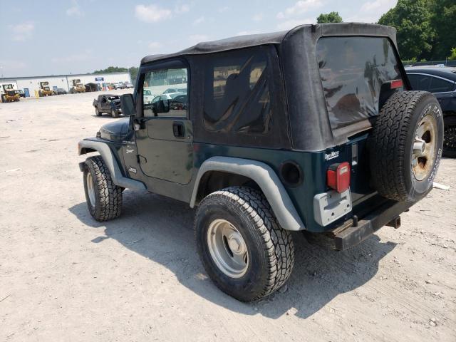 1J4FY19S3VP459724 - 1997 JEEP WRANGLER / SPORT GREEN photo 2