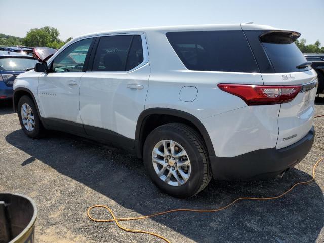 1GNERFKW5KJ308396 - 2019 CHEVROLET TRAVERSE LS WHITE photo 2