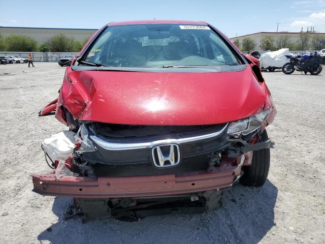 3HGGK5H46KM729943 - 2019 HONDA FIT LX RED photo 5