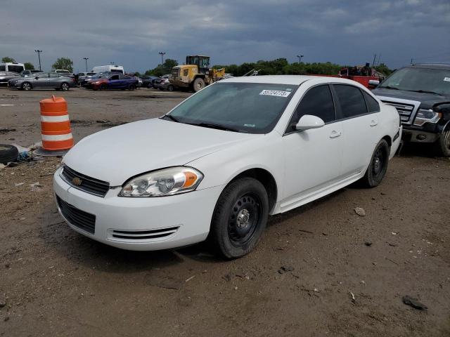 2G1WD5E36E1147717 - 2014 CHEVROLET IMPALA LIM POLICE WHITE photo 1