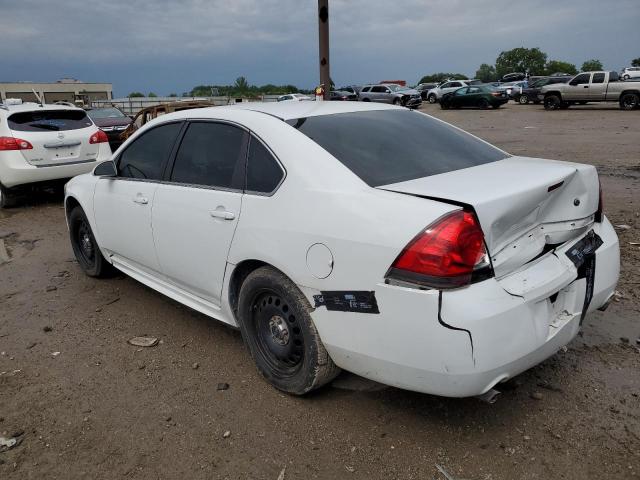 2G1WD5E36E1147717 - 2014 CHEVROLET IMPALA LIM POLICE WHITE photo 2