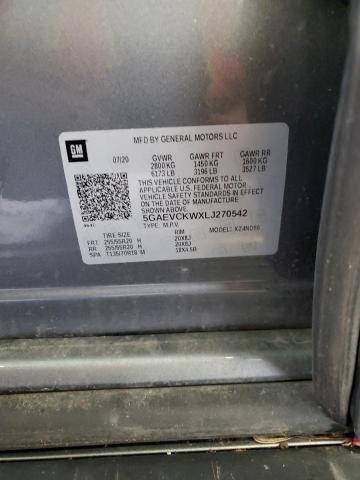 5GAEVCKWXLJ270542 - 2020 BUICK ENCLAVE AVENIR GRAY photo 14