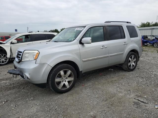 5FNYF4H99DB043657 - 2013 HONDA PILOT TOURING SILVER photo 1