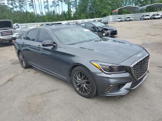 KMHGN4JBXJU242081 - 2018 GENESIS G80 SPORT GRAY photo 4