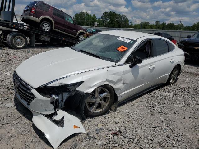 5NPEG4JA3MH129357 - 2021 HYUNDAI SONATA SE WHITE photo 1