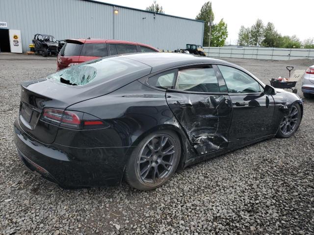 5YJSA1E54NF473621 - 2022 TESLA MODEL S BLACK photo 3