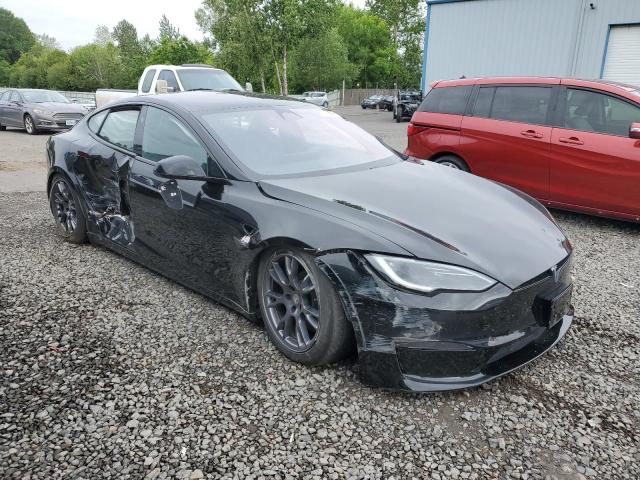 5YJSA1E54NF473621 - 2022 TESLA MODEL S შავი ფოტო 4