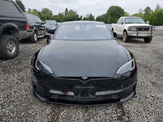 5YJSA1E54NF473621 - 2022 TESLA MODEL S შავი ფოტო 5