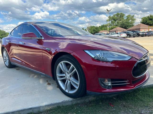 5YJSA1CN9DFP27292 - 2013 TESLA MODEL S Կարմիր լուսանկար 1
