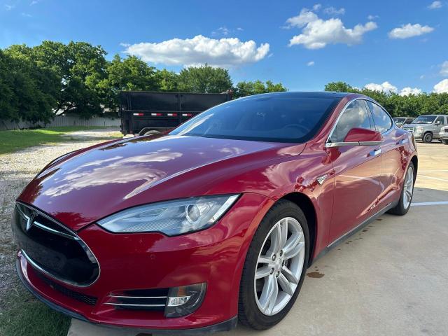 5YJSA1CN9DFP27292 - 2013 TESLA MODEL S Կարմիր լուսանկար 2